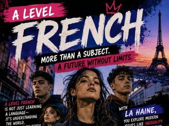 A level French posters