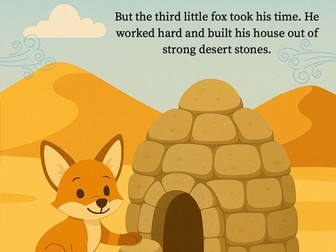 The Three Little Arabian Foxes | A UAE Desert Tale Inspired by a Traditional Story