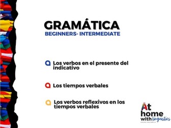 Spanish Beginners & Intermediate Grammar List