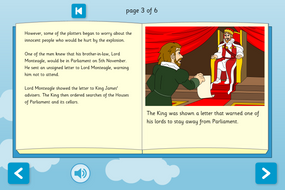 Guy Fawkes Interactive Information Book - Reading Level A - Guy Fawkes KS1