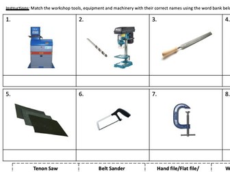 Workshop Tools-Machines-Equipment-Match-up