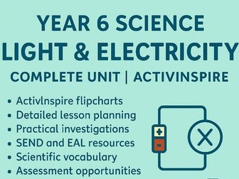 Year 6 Light and Electricity Planning