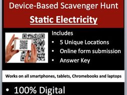 Static Electricity - Device-Based Scavenger Hunt Activity - Let the Hunt begin!