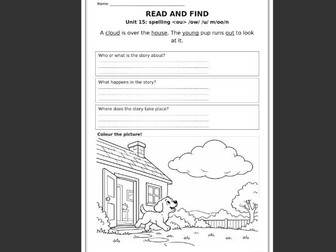 240 SoundsWrite Phonics Comprehension worksheets