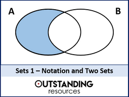 Sets 1 - Two Sets and Set Notation (+ worksheet) | Teaching Resources