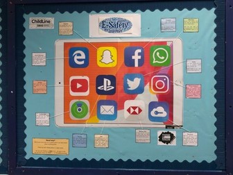 Staying Safe Online iPad & Apps Display