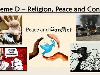 AQA RE GCSE Theme D Religion Peace and Conflict