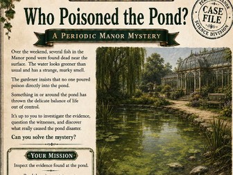 Periodic mystery - Who poisoned the pond?