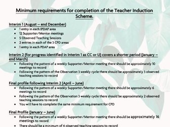 GTCS Profile Minimum Requirements