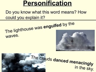 Personification - Natural Disasters Interview Lesson