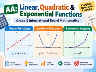 AA Functions Complete Notes and Examples