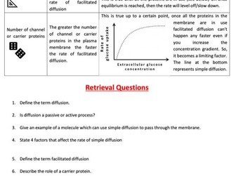 Transport Across Membranes Independent Study Booklet
