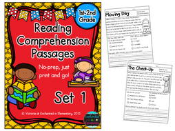 Reading Comprehension Passages- Set 1