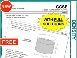 GCSE 9-1 Exam Question Practice (Density)