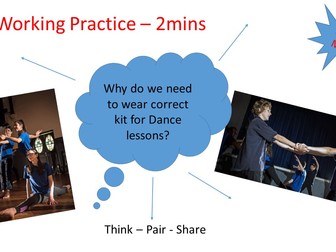 Introduction to GCSE Dance 2016 (New Specification) Lesson 1 (Triple)