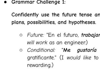 KS3 HIGH CHALLENGE WRITING TASKS SPANISH