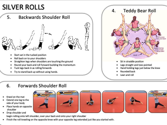 Gymnastics Rolls, Rotations and Weight on Hand Skills