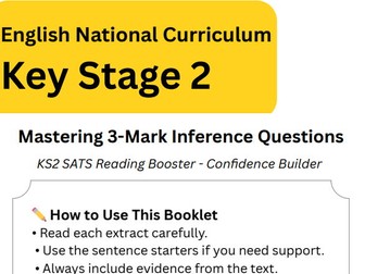 KS2 SATs Reading Deduction / Inference Booster – 5 Printable Extracts + Mark Scheme