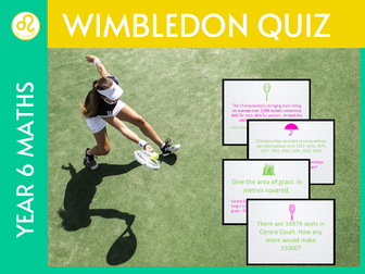 Wimbledon Maths Quiz