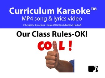 'OUR CLASS RULES ~ OK!'  (Grades Pre-K - 3) ~ Curriculum Song Video