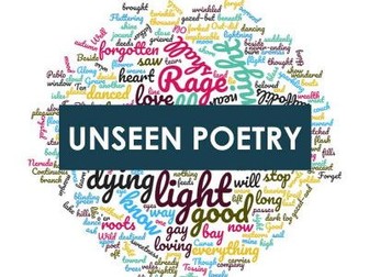 Unseen Poetry GCSE