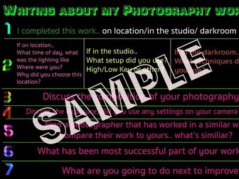 Photography evaluations