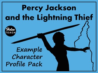 The Lightning Thief Example Character Profile Text Pack