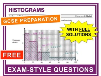 GCSE 9-1 Exam Question Practice (Histograms)
