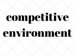 gcse competitive studies environment business