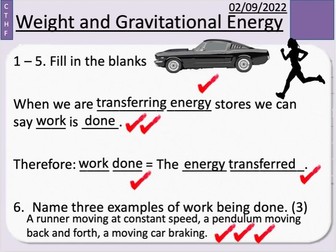 P1.3 Gravitational Potential Energy and Weight