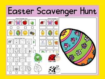 Easter Scavenger Hunt Resource Collection