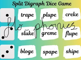 Split digraph alien words dice game