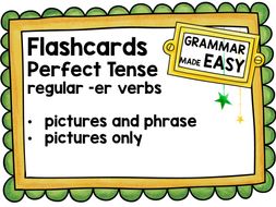 French Perfect Tense -er verbs Flashcards