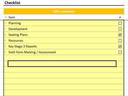 Dynamic Checklist
