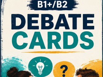 FREE B1+/B2 ESL Debate Cards