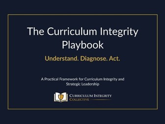Curriculum Implementation Playbook (Primary Leadership Framework)