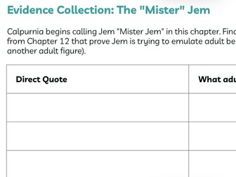 To Kill a Mockingbird - Chapter 12