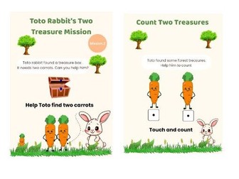 EYFS Number 2 Activity Pack: Toto Rabbit