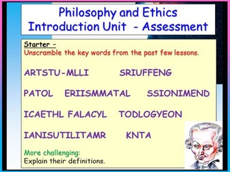 Philosophy and Ethics Assessment