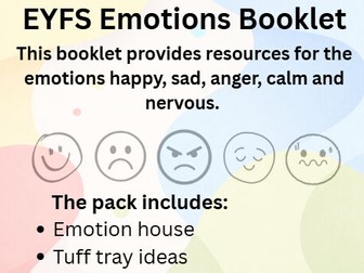 Early Years Emotions Resource Bundle