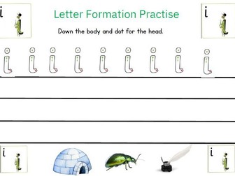 EYFS Letter formation practice
