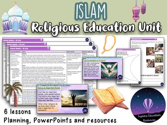 KS1 Islam - RE Unit - 6 Outstanding Lessons