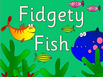 Fidgety Fish story resource pack- under the sea, seaside, sea life