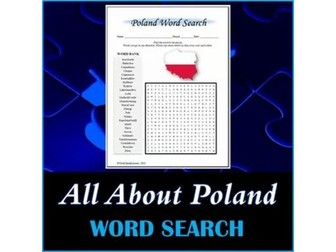 All About Poland Word Search Puzzle