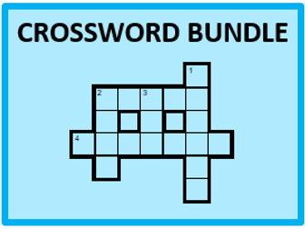 German Basics Crossword Bundle