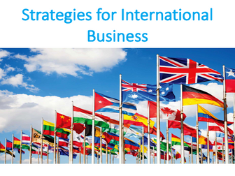 Strategies for International Business (International Business)