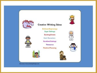 Creative Writing Ideas booklet