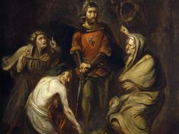 Macbeth coursework witches image