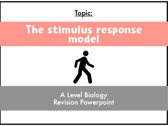 The stimulus response model- A Level Biology