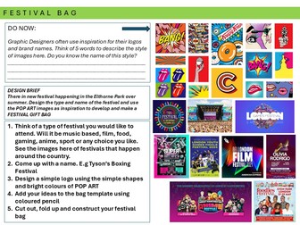 Design Technology Cover Work Task - Design a Festival Bag